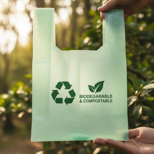 Compostable T-Shirt Bags Compostable T-Shirt Bags