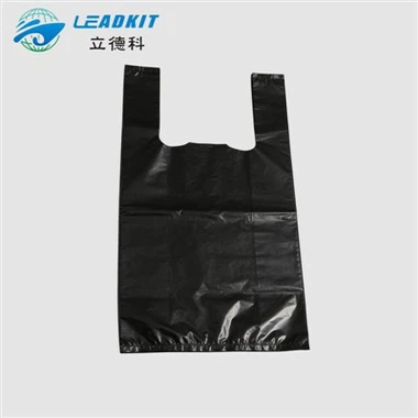Kaos Plastik Hitam-Tas Kaos
